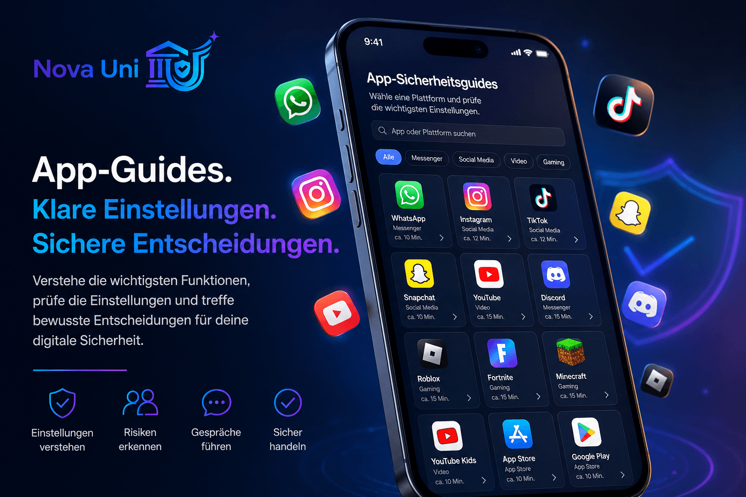 Kennt die Einstellungen. Trefft bewusste Entscheidungen.
